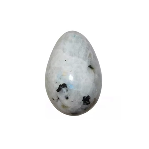 Œuf de Yoni en Pierre de Lune Arc-en-ciel Naturelle, Œuf de Jade Semi-Précieux pour la Protection Énergétique, Exercice Vaginal, Sculpté Feng Shui Direct - Product Image 6