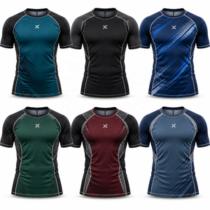 Maillots de bain à manches courtes pour hommes |   Bordeaux Bleu Vert Rouge Violet |   Fabricant OEM ODM |   Vêtements de sport |   Sublimation | - Product Image 5