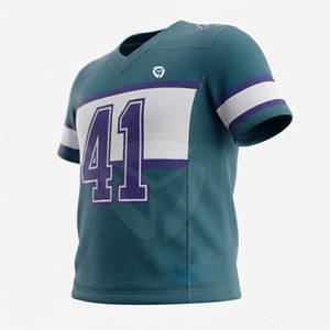 Maillot de football personnalisé pour hommes, couleurs d'équipe personnalisées, numéro et nom du joueur, avec tissu pour les entraînements, les matchs et les événements sportifs - Product Image 3