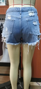 WI001 Pantalones Cortos de Mezclilla Elásticos para Mujer, Talla Grande, Estilo Veraniego, para Chicas y Damas - Product Image 6