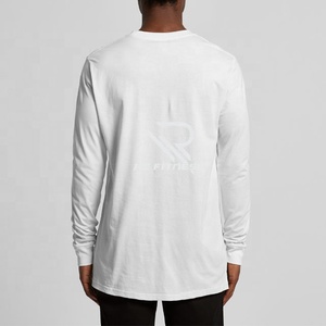 Sweat-shirts à manches longues et col rond en gros, retour facile, 100% coton, coupe classique, logo brodé personnalisé pour hommes - Product Image 2