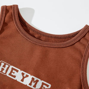 OEM 2026 Casual Organic Cotton tank <b>Tops</b> Wholesale Ribbed Cotton Women's <b>Crop</b> Knit Woman tank <b>Tops</b> - Product Image 3