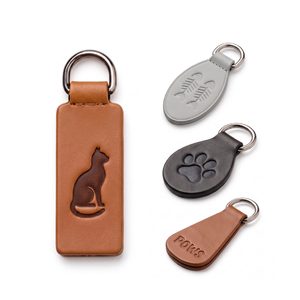 Tirettes de fermeture éclair en cuir PU personnalisées (forme, couleur, logo) pour sacs, vêtements, vestes, bagages et accessoires de mode - Product Image 1