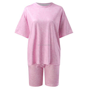 High Quality Custom Logo Gym <b>Jogger</b> Loungewear Summer <b>Matching</b> XL Two Piece Workout Shorts <b>Set</b> High Waist Casual Track Suit - Product Image 4