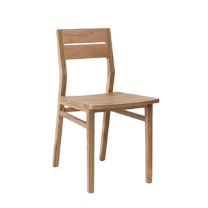 Silla individual hecha de madera de teca con un estilo moderno y sencillo, adecuada para uso en exteriores, de buena calidad y duradera. - Product Image 1