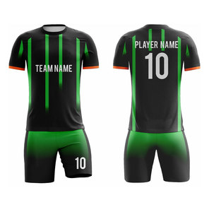 ชุดเสื้อฟุตบอลสีขาวน้ำเงินสำหรับผู้ชาย พร้อมกางเกงขาสั้น พิมพ์ลายแบบ Sublimation ระบายอากาศได้ดี ผลิตจากโพลีเอสเตอร์ พร้อมชื่อทีมและหมายเลขผู้เล่น 10  ทรงแอธเลติก ขนาดผู้ใหญ่ - Product Image 2