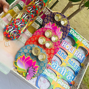 ชุดเครื่องประดับงานฝีมือสำหรับเทศกาลโฮลีและงานวัฒนธรรม ชุดงานฝีมือสุดประณีตที่คัดสรรมาอย่างสมบูรณ์แบบสำหรับการเฉลิมฉลองเทศกาลโฮลี - Product Image 1