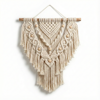 Tapisseries murales en macramé texturé, magnifique art du nœud pour la maison, vente en gros, fabricant, écologique, durable, Vietnam