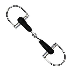 Broca Kimberwick duradera de acero inoxidable de 5 pulgadas con boca de rodillo de cobre D Cheeks para productos de caballos - Product Image 2