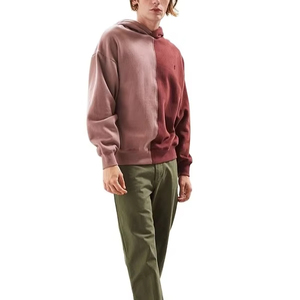 Custom Design Half Zip Plain Blank Designer Fall Long Sleeve Men Hoodie Pullover Hoodies With Side Pocket - Product Image 4
