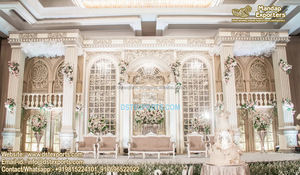 Elegante Tema de elefante, escenario de boda malasio, decoración de escenario de Boda del sur de la India con elefantes, escenario temático de elefante Maharaja - Product Image 6