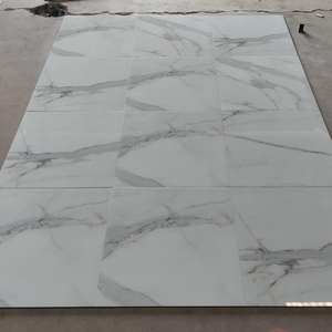 กระเบื้องปูพื้นพอร์ซเลนขัดเงาพิเศษ ขนาด 600 x 600 มม. ลายหินอ่อน สำหรับโชว์รูม สำนักงาน อาคาร สำนักงาน หรือพื้นที่นั่งรอ - Product Image 4