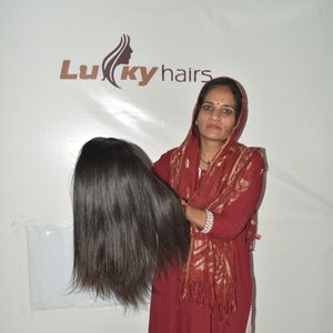 Extensiones de Cabello Humano Rizado Afro Indio de Primera Calidad, Cabello Virgen Remy, Color Negro Natural, Textura Rizada, Suave, Grueso y con Puntas Rellenas, 100g - Product Image 2