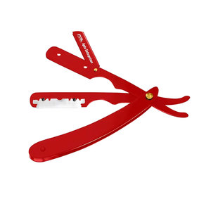 Navaja de Barbero de Hoja Recta para Uso en Salón, Acero Inoxidable Duradero, Cuchilla de Afeitar Plegable Profesional, Ecológica y Reutilizable - Product Image 1