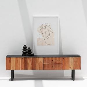 ตู้วางทีวีไม้แวนดาน่า โนวารา ไพร์ม สแลท วูด โมเดิร์น โซลิด วูด มินิมอลลิสต์ เอนเตอร์เทนเมนท์ คอนโซล - Product Image 1