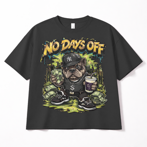 Camiseta de Alta Calidad, Oversize, con Hombros Caídos, Impresión DTG, 100% Algodón, Gruesa, Personalizada, Estilo Urbano - Product Image 1