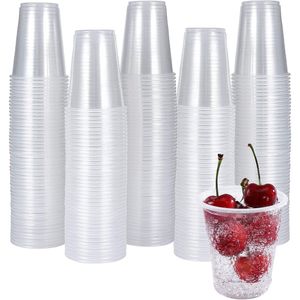 Confezione da 300 Bicchieri Monouso in Plastica Trasparente da 5 oz, Bicchieri da 5 Once per Bevande Fredde per Feste, per Whisky - Product Image 1