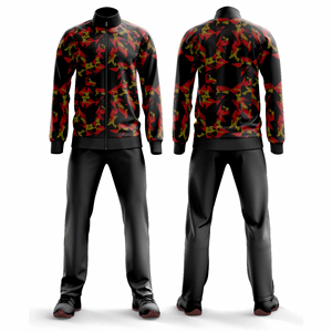 Conjunto Deportivo Profesional Personalizado de Poliéster, Chaqueta y Pantalones Premium para Entrenamiento, Precio de Fábrica - Product Image 2