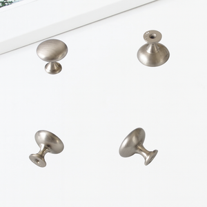 Tirador de Pomo de Aleación de Zinc de Alta Resistencia para Gabinetes de Cocina, Mesitas de Noche y Cajones, Herraje Moderno Cepillado para Muebles - Product Image 2