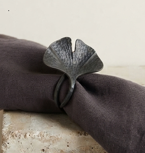 Anillo de Servilleta de Metal Martillado Negro, Accesorios Metálicos Elegantes para Decoración de Mesa, Estilo Único, para Banquetes de Boda, Fiestas de Cumpleaños - Product Image 3