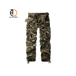 กางเกงคาร์โก้ผู้ชายลำลองหลายกระเป๋า - Product Image 6