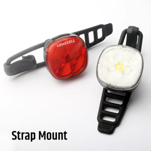 Lumière LED de vélo rechargeable 300LM IPX5 Type-C Combo Set avec étui de chargement Feu arrière à LED pour vélo - Product Image 4