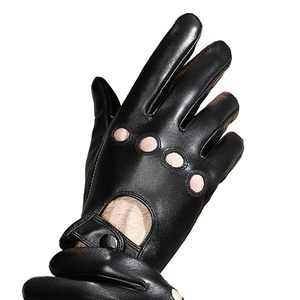 Men Retro Black Leather <b>Driving</b> <b>Gloves</b> Lined Screen Touch Short <b>Gloves</b> M | Mens Accessories |<b>Gloves</b> & Mittens - Product Image 4