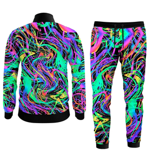 ชุดวอร์มผู้ชายผ้าฝ้าย 100% ปรับแต่งได้ พิมพ์ลายแบบซับลิเมชั่น คุณภาพสูง สำหรับกีฬาฤดูหนาว - Product Image 2