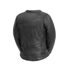Chaqueta de Motocicleta de Cuero Genuino para Mujer |   Equipo de Ciclismo Hecho a Medida y Ligero - Product Image 2