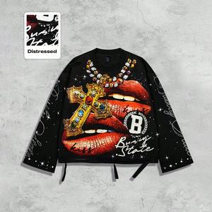 Nouveau design, vente en gros, survêtement d'hiver long, personnalisé avec logo brodé, en pur coton, style formel, hip-hop, streetwear, décontracté, coupe ample et tendance - Product Image 1