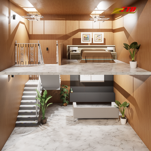 Barandilla de Escalera Moderna de Hierro Forjado con Estructura Resistente para Proyectos de Villas, Casas y Hoteles Elegantes y Seguros - Product Image 3