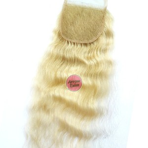 Cheveux indiens Remy ondulés naturels blonds 613 pour fermetures en dentelle avec une densité de 150 % - Product Image 3
