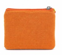 Polsbandje met kralen en fruitpatroon, Boheemse ritssluiting voor dames, oranje handgemaakte portemonnee voor dagelijks gebruik