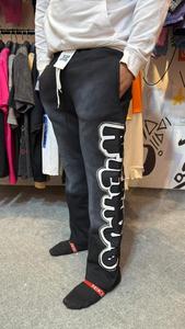 Pantalones Deportivos de Moda Urbana con Efecto Desgastado por el Sol, con Logotipo Bordado, 100% Algodón - Product Image 2