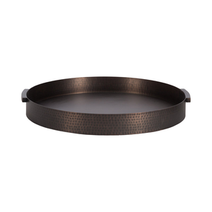 Plateau de service rond en métal de qualité supérieure, durable et sûr, pour mariage, restaurant, restauration et service alimentaire à prix avantageux. - Product Image 5