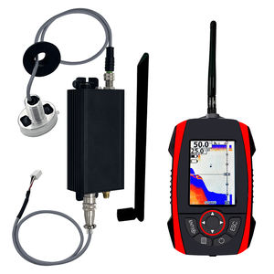 Détecteur de poissons sans fil avec portée de 300 m et écran LCD anti-reflet 512 couleurs |   Batterie rechargeable intégrée pour bateau et pêche sur glace (OEM) - Product Image 1