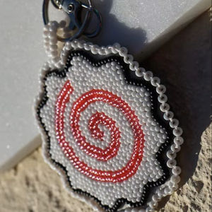 Novedad: Pendientes colgantes de diamantes de imitación con cuentas de fantasma Boo de Halloween para mujer - Llaveros personalizables - Product Image 1