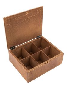 Custom Engraved Handmade Wooden <b>Tea</b> Storage <b>Box</b> with Lid for Corporate Gifts Luxury Packaging & Multifunction Use - Product Image 4