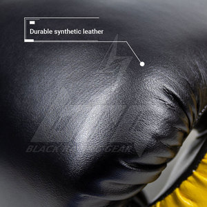Guantes de boxeo de cuero en oferta para unisex, material duradero, equipo de entrenamiento, guantes de boxeo - Product Image 4