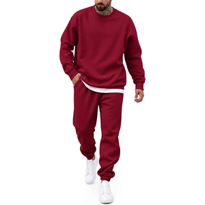 Classic Unisex Tracksuit <b>Set</b> Premium Crewneck Sweatshirt <b>Matching</b> <b>Jogger</b> Pants Comfortable Casual Everyday Clothing - Product Image 4