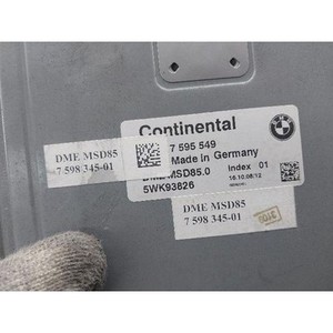 Unidad de Control del Motor (ECU) Serie 7 F01, F02, F04 2008-2012 Usada OEM 7595549 - Product Image 4