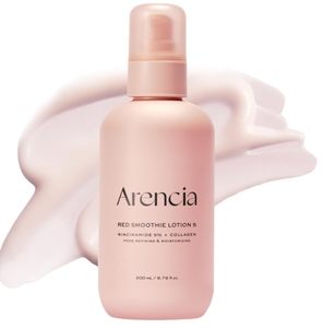 ARENCIA Red Smoothie Lotion 5, Crema Hidratante Facial Hecha en Corea, Niacinamida al 5%, Complejo de Péptidos de Colágeno, Cuidado Hidratante para la Piel, 6.76 Fl - Product Image 1
