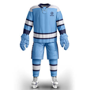 Most Popular Breathable High Quality 100% Polyester Design Your Own Logo <b>Ice</b> Hockey Uniform Plus Size for Adult - Product Image 1