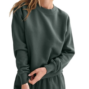 Sweat-shirts pour femmes Ville Sports High Street, col rond, impression sérigraphique personnalisée, sweat-shirt en pur coton pour femmes - Product Image 3