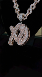 Custom VVS Moissanite Hip Hop <b>Pendant</b> 925 Sterling <b>Silver</b> <b>Initials</b> Name High Quality Iced GRA Certified Unisex Charms - Product Image 3