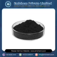 Colorant textile noir Direct Black 168 en poudre pour la teinture des tissus et la correspondance des couleurs