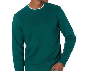 Sweat-shirt à col montant pour homme de qualité supérieure, doublure en polaire douce, manches longues, pull chaud décontracté, design de col moderne, hiver - Product Image 4