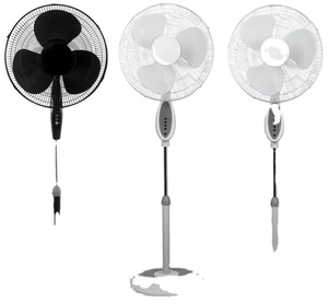 16-Inch Smart Stand Fan with 18mm Copper Motor 3 Speed 400mm PP Blades Oscillating Wire Grill CE Approved BS Plug Household ST 5 - Product Image 2