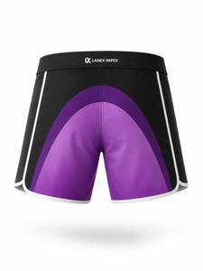 Custom Purple Gradient <b>Men</b>’s Surf Board Shorts Quick Dry Swim <b>Trunks</b> Sublimation Printed Beach Water Sports Shorts OEM ODM - Product Image 3