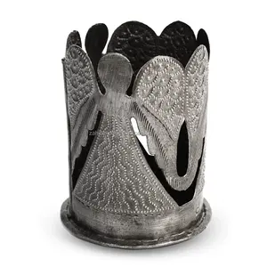 Linterna de vela de hierro hecha a mano para decoración de boda al aire libre diseño decorativo para Luxe Home Styling Zahid Exports - Product Image 2